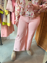 Load image into Gallery viewer, Soft Pink Eyelet Embroidery Pants