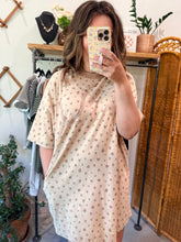 Load image into Gallery viewer, Mocha Floral Ditsy Dress