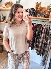 Load image into Gallery viewer, Chenille Waffle Knit Top