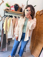 Load image into Gallery viewer, Wildflower Linen Button Top