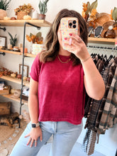 Load image into Gallery viewer, Chenille Waffle Knit Top