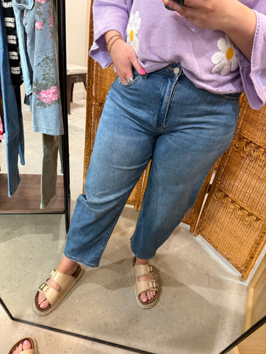 Super High Rise Barrel Jean