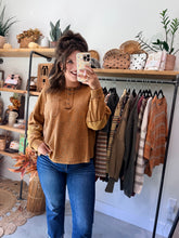 Load image into Gallery viewer, Coffee Polka Dot Top