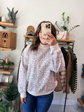 Load image into Gallery viewer, Leopard Mockneck Sweatshirt