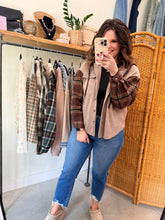 Load image into Gallery viewer, Mocha Plaid Shacket