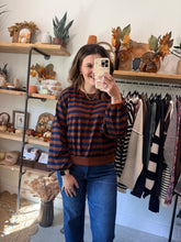 Load image into Gallery viewer, Cabin Bound Stripe Pullover
