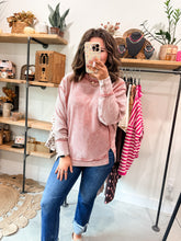 Load image into Gallery viewer, Winter Rose Double Ribbed Pullover