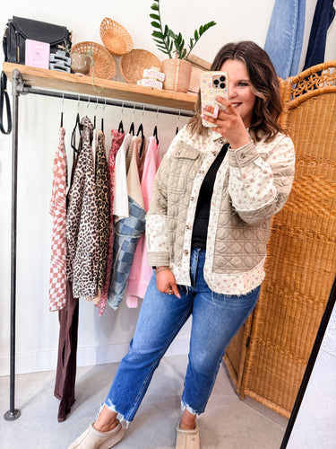 Brilee Ditsy Floral Jacket