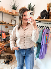 Load image into Gallery viewer, Jenny Stripe Cardigan
