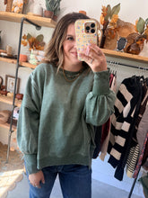 Load image into Gallery viewer, Acid Washed Fleece Sweatshirt