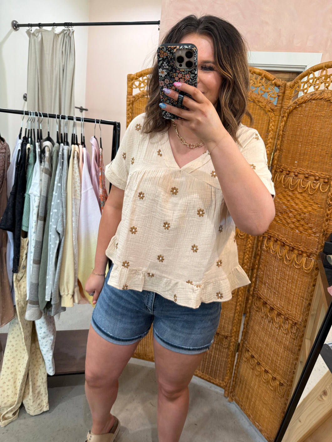 Seeing Double Floral Top
