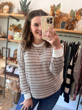Load image into Gallery viewer, Raised Ribbed Striped Top
