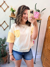 Load image into Gallery viewer, Lemon Floral Top