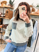 Load image into Gallery viewer, Micro Brushed Striped Top