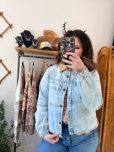 Load image into Gallery viewer, Acid Washed Denim Shacket