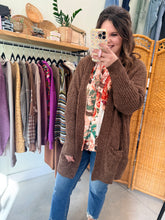 Load image into Gallery viewer, Cozy Coffee Cardigan