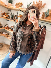 Load image into Gallery viewer, Floral Denim Jacket