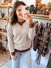 Load image into Gallery viewer, Striped Ribbed Pullover