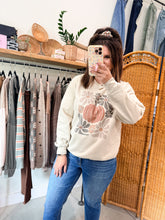 Load image into Gallery viewer, Boho Abstract Floral Pumpkin Sweatershirt
