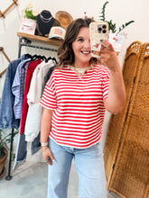 Load image into Gallery viewer, Simple Joy Striped Top