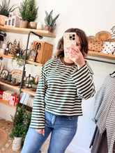 Load image into Gallery viewer, The Jackie Stripe Pullover