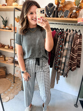 Load image into Gallery viewer, Brushed Checkered Pants