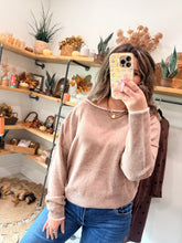 Load image into Gallery viewer, Contrast Trim Sweater