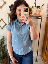 Load image into Gallery viewer, Embroidered Floral Blouse
