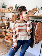 Load image into Gallery viewer, Autumn Stripe Sweater