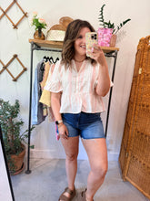 Load image into Gallery viewer, Bennie Stripe Peplum Top