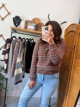 Load image into Gallery viewer, Fall Leaves Crochet Sweater