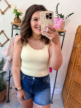 Load image into Gallery viewer, Butter Polka Dot Edge Crop Top
