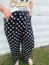 Load image into Gallery viewer, Polka Dot Drawstring pants