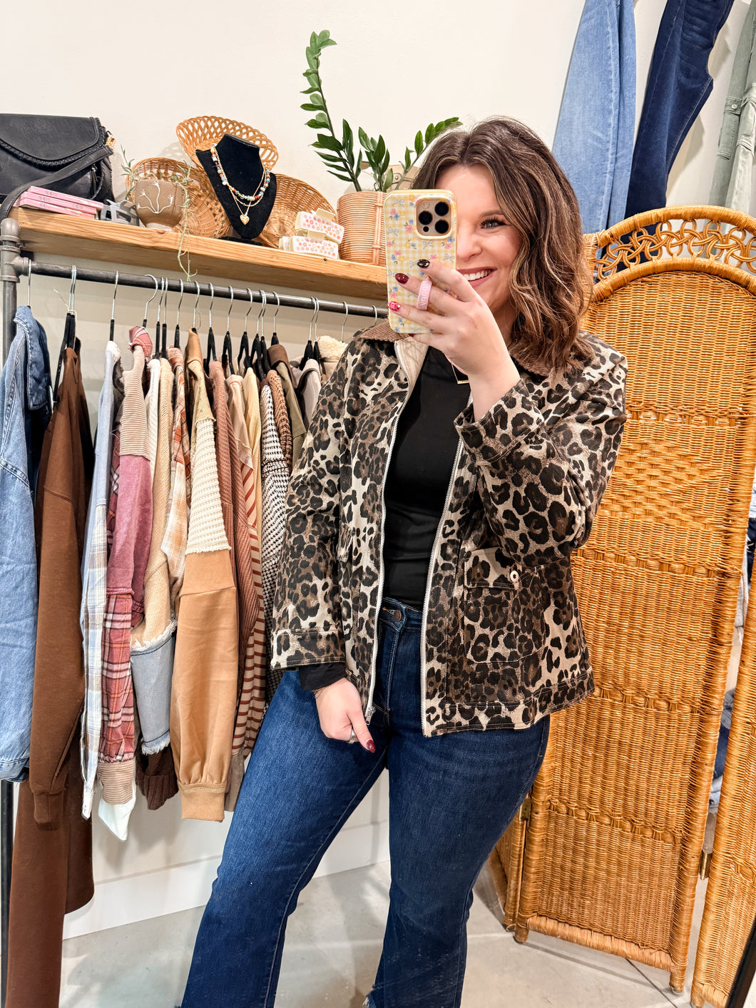 Leopard Barn Jacket