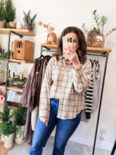 Load image into Gallery viewer, Textured Plaid Top