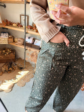 Load image into Gallery viewer, Olive Ditsy Floral Pants