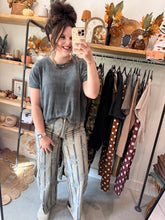 Load image into Gallery viewer, Floral Stripe Pants