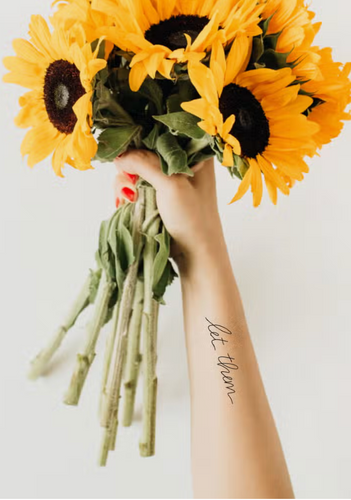 Let Them Temp Tattoo