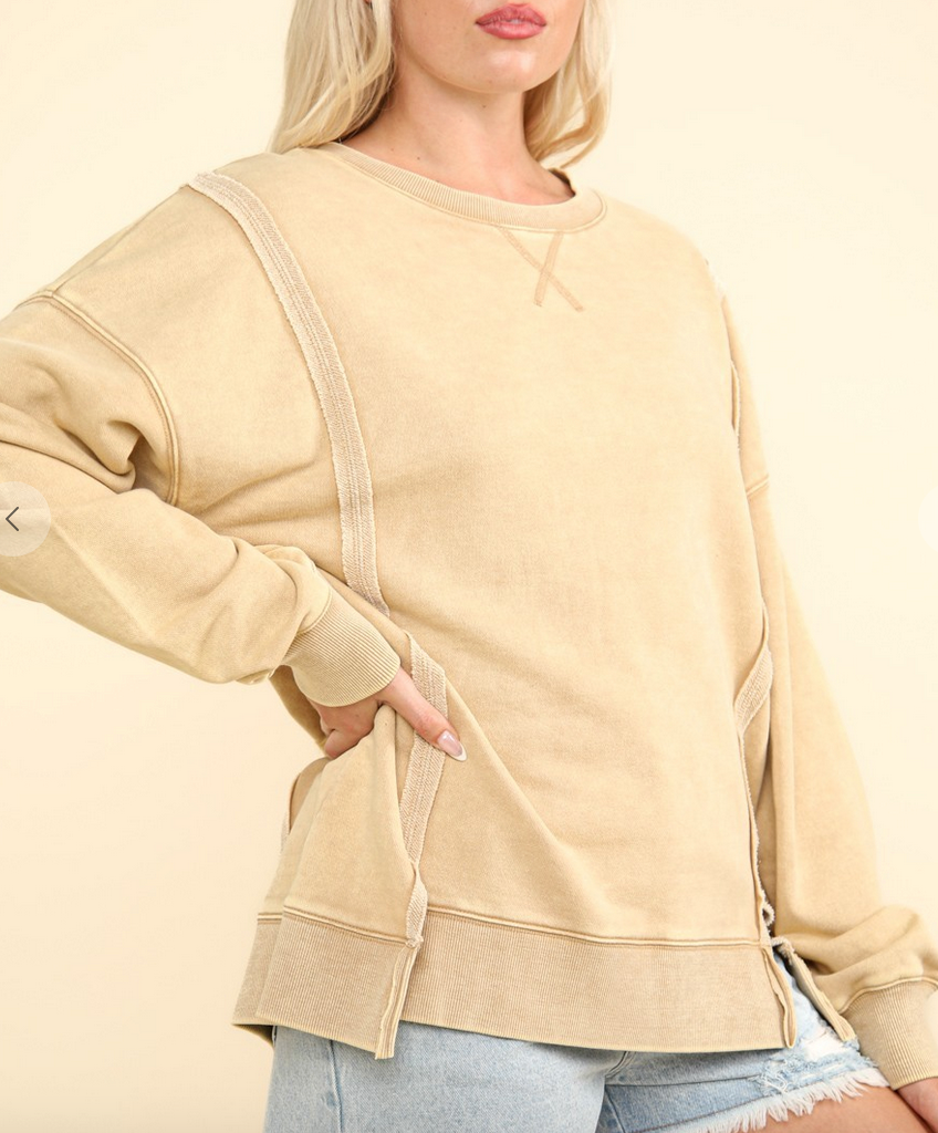 Mineral Washed Pull Over