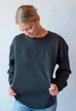 Load image into Gallery viewer, Iowa Embossed Sweatshirt