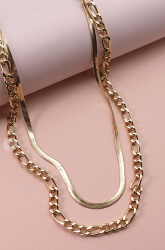 Double Layer Figaro Necklace