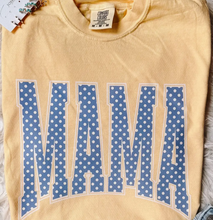 Load image into Gallery viewer, Butter Yellow Mama Polka Dot Tee