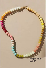 Load image into Gallery viewer, Natural Stone Semi-Precious Glass Mixed Necklace