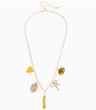 Load image into Gallery viewer, Iowa Hawkeyes Paper Clip Charm Necklace