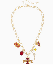 Load image into Gallery viewer, Iowa State Cyclones Gameday Charm Necklace