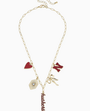 Load image into Gallery viewer, Nebraska Huskers Paper Clip Charm Collector Necklace