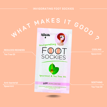 Load image into Gallery viewer, Extra Moisturizing Spa Foot Masks | Spearmint &amp; Tea Tree Oil