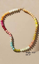 Load image into Gallery viewer, Natural Stone Semi-Precious Glass Mixed Necklace | 40NK9694