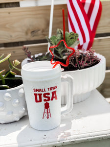Small Town USA Trucker Mug