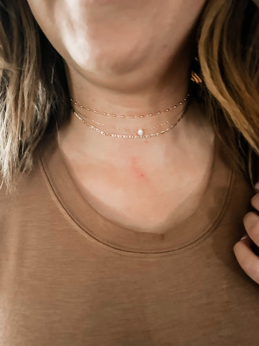 Delicate 3 Layer Choker Necklace